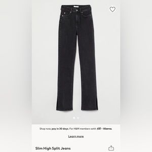 H&M Denim with Side Split